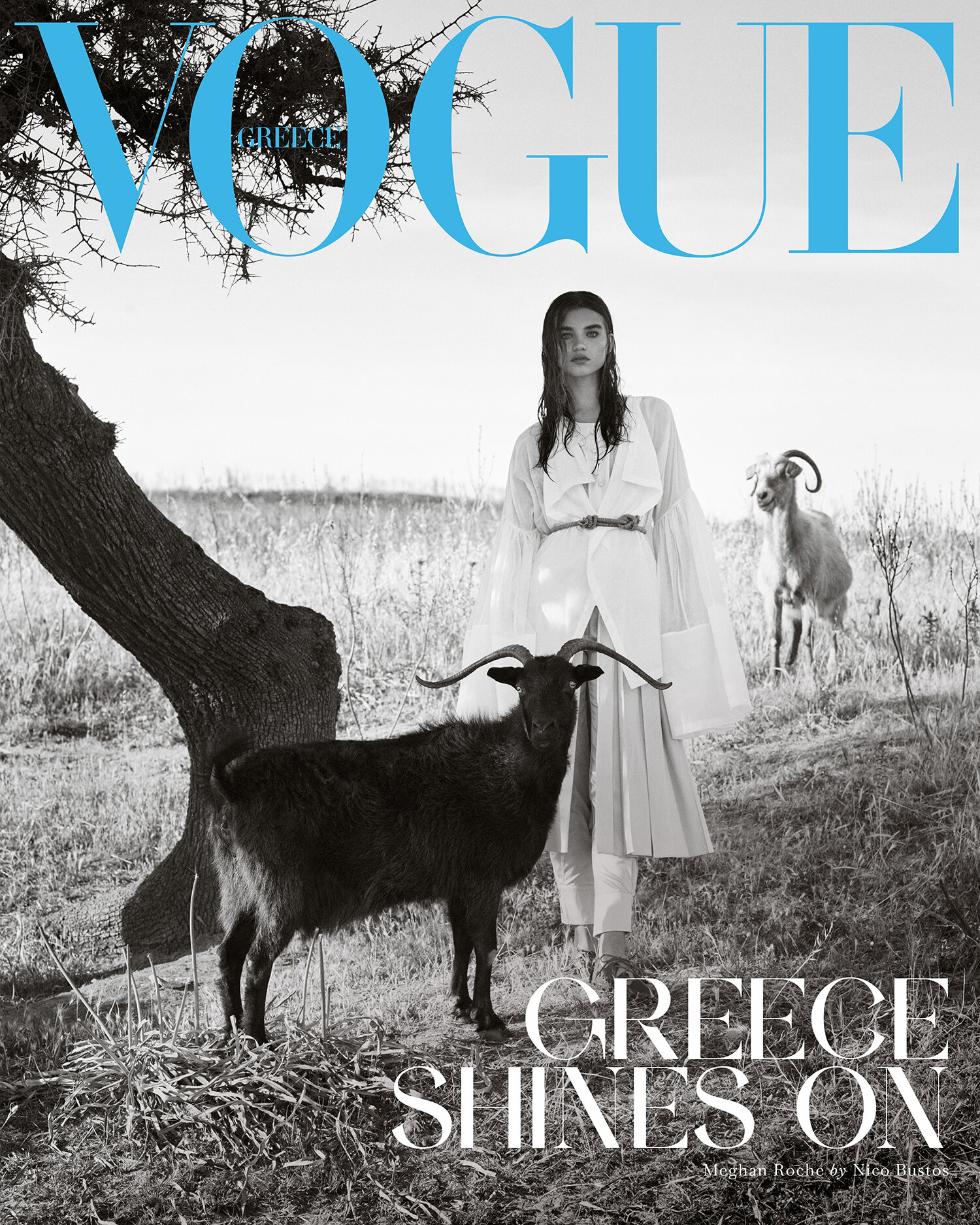 Meghan Is Lensed by Nicos Bustos for Vogue Greece July-August 2021 Meghan Is Lensed by Nicos Bustos for Vogue Greece July-August 2021